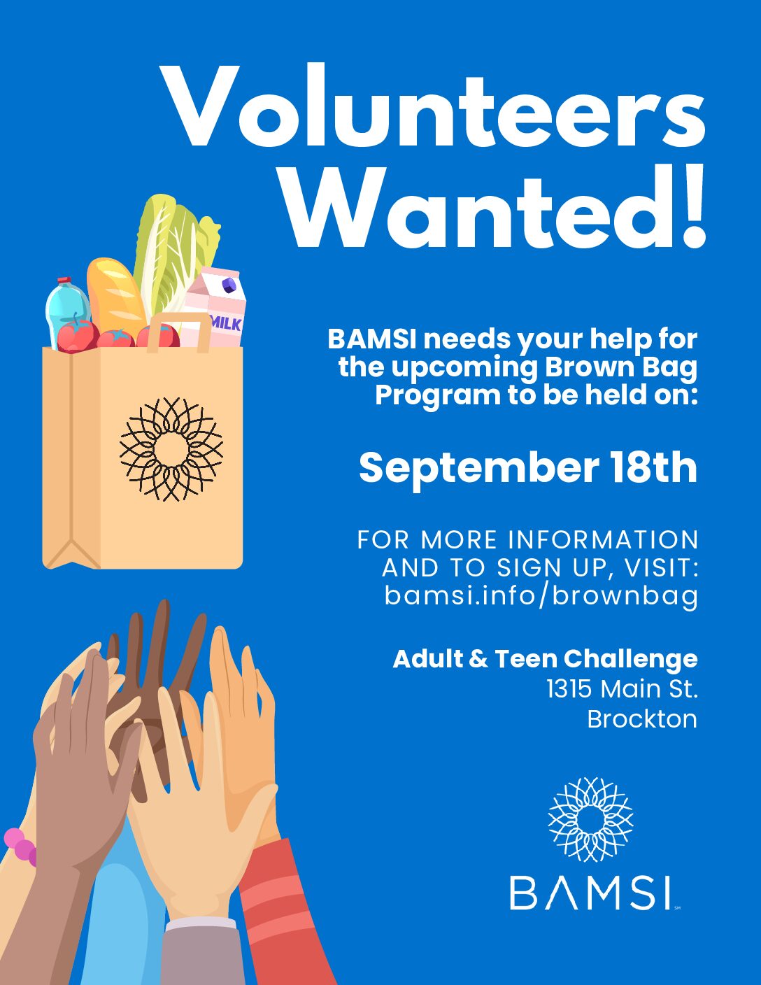 Volunteers Wanted 9.18.25